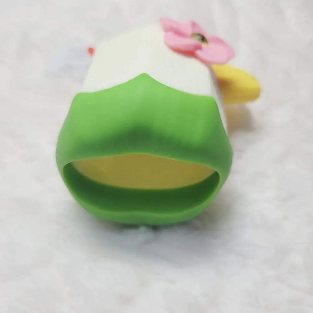 BBW Coconut Drink PocketBac Holder Flower Straw Pineapple Slice New OOS